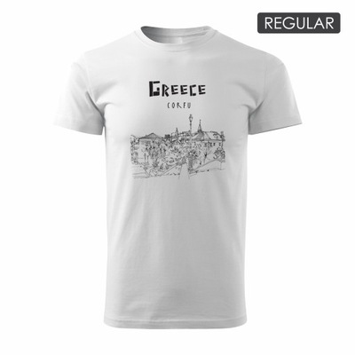 Koszulka Grecja z Grecją Corfu Korfu z Grecji