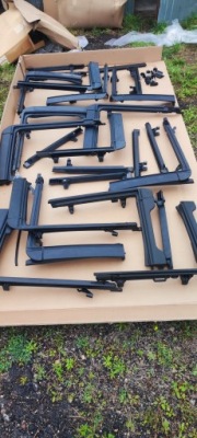 Рамка левая дверь крыша soft jeep wrangler 55395758ac оригинал фото №1