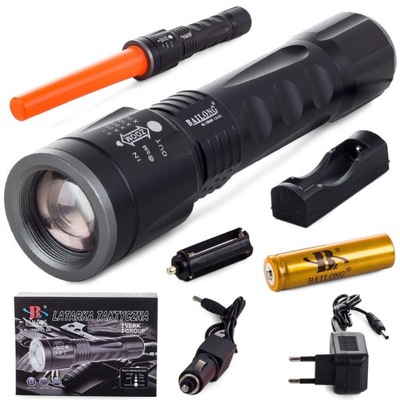 ФОНАРИК TAKTYCZNA BAILONG LED (СВЕТОДИОД ) CREE ZOOM XM-L3-U3