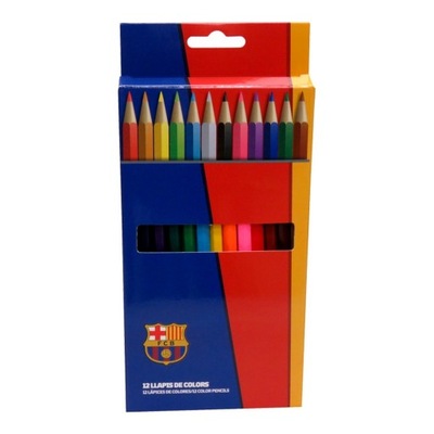 Fc Barcelona kredki ołówkowe 12 kolorów