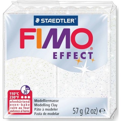 FIMO EFFECT MASA PLASTYCZNA 57G BROKAT BIAŁY NR052