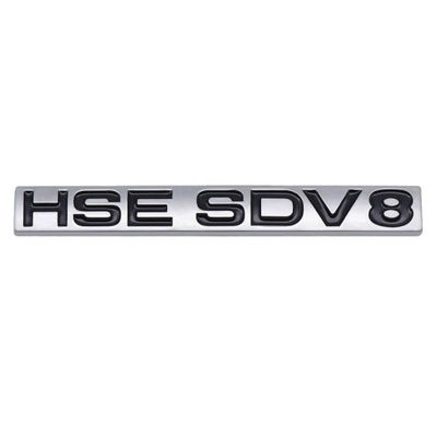 PEGADURA EMBLEMA INSIGNIA LAND ROVER HSE SDV8 - 9.8X1.2CM  