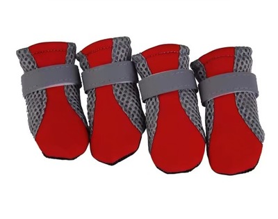 Buciki dla psa Rozmiar S czerwone