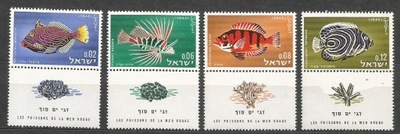 Izrael Mi 291-294 ryby**czyste