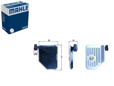 Mahle фильтр гидравлический автоматическая коробка передач. skb hyundai k фото №1