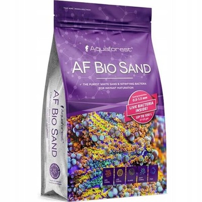 Aquaforest AF Bio Sand 7,5kg - żywy piasek