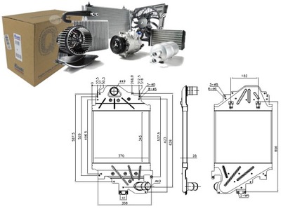Nissens інтеркулер nis, 96791 фото №1