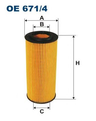 FILTRO ACEITES FILTRON OE671/4 AUDI A4  