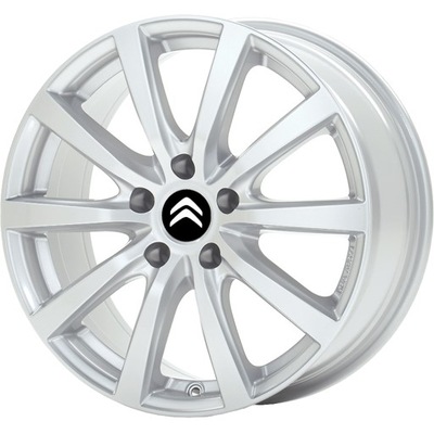 NEW ALLOY WHEELS (TITANIUM) MAKE PLATIN-CITROEN 17