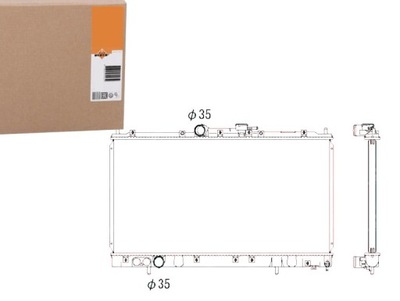 РАДІАТОР ДВИГУНА NRF MR212454 MR281667 MT2122 116