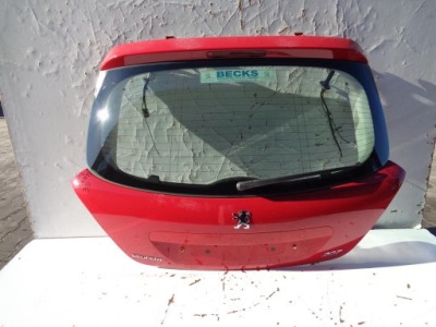 Кришка багажника багажника задня peugeot 207 3d kknb bez скло фото №1