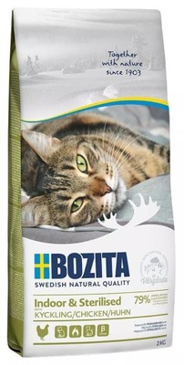 BOZITA Indoor and Sterilised Chicken 2kg