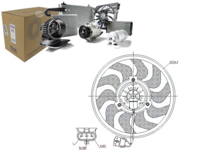 Nissens 85755 вентилятор, охлаждение двигателя фото №1