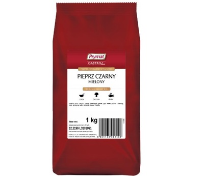 Pieprz czarny mielony Prymat 1kg 1000g