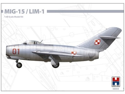 Samolot MiG-15/Lim-1 model 48005 Hobby 2000