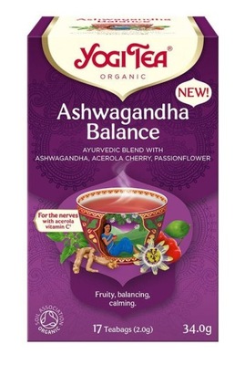 Herbata Ashwaganhda Balance BIO 17x1,9g Yogi Tea