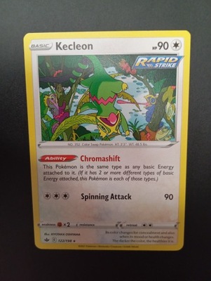 Kecleon RARE Chilling Reign 2021 rok 122/198 POKEMON TCG