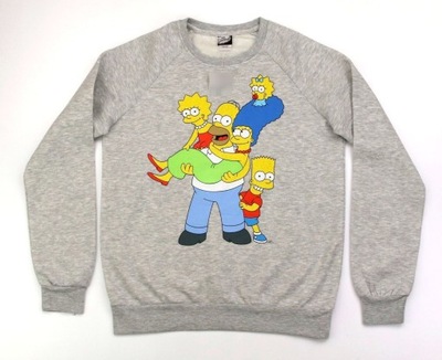 The Simpsons Simpsonowie Bluza damska bez kaptura r. M szara