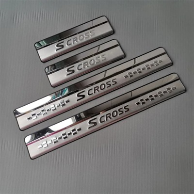 For Suzuki SX4 S-Cross S Cross 2014-2020 stainless steel Door sill s~60043 фото