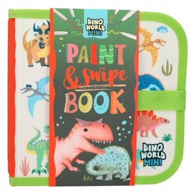 Kolorowanka Dino World Paint Swipe + Pisaki 12101