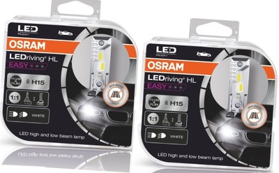 LUZ OSRAM DIODO LUMINOSO LED H15 12V 3.8W/16.5W LEDRIVING HL EASY 6000K DUO MALETERO  