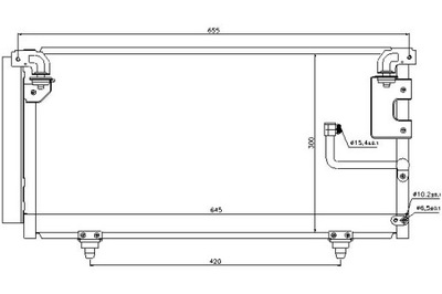 КОНДЕНСАТОР NISSENS 73210AG020