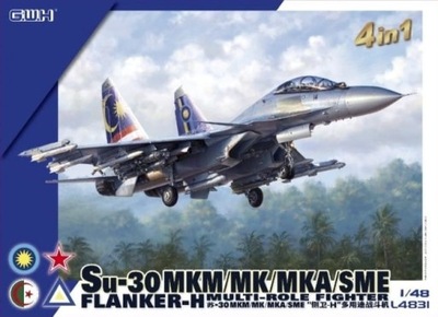 Sukhoi Su-30 MKM/MK/MKA/SME "Flanker-H" Great Wall Hobby GWH-L4831 1/48