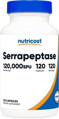 Nutricost Serrapeptase 120000 SPU 120 Serrapeptaza