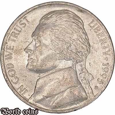 5 CENTÓW 1995 D - USA