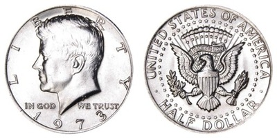 1973 Kennedy Half Dollar Mennica P