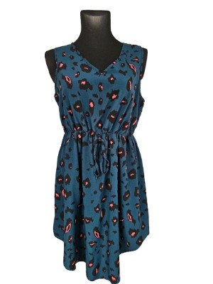 Shein sukienka letnia wzorzysta maxi 48