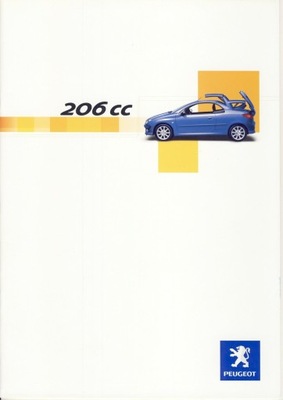 Peugeot 206 CC prospekt 2003 