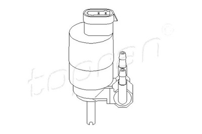 Помпа омывателя topran 7701048307 7700821782 фото №1