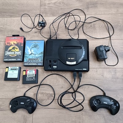 Sega Mega Drive konsola pady gry