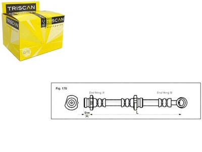 ПАТРУБОК ГАЛЬМІВНИЙ TRISCAN 4621050Y17 SL3809 171523