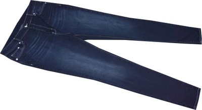H&M_46_ SPODNIE jeans Z ELASTANEM rurki V578