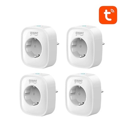 Inteligentne gniazdko WiFi Gosund SP1, 4 sztuki