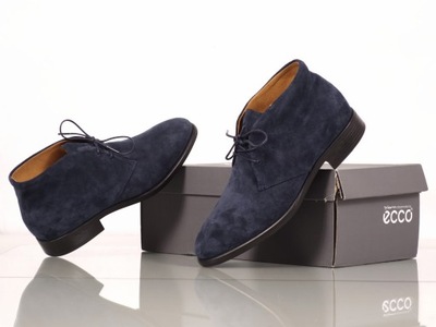 Ecco Citytray M Navy Arenal buty męskie skóra 39