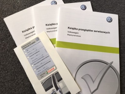 VW КНИЖКА СЕРВИСНАЯ PRZEGLADOW 11-2014 ОРИГИНАЛ фото