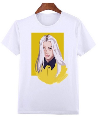 Damski T-shirt Koszulka Billie Eilish XS 34
