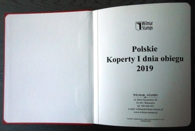 NOWOŚĆ Klaser Album rocznikowy FDC 2019 do polskich kopert FDC