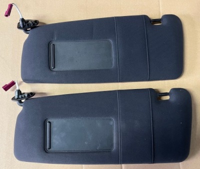 Bmw 3 e46 cabrio coupe защита солнцезащитная козырёк тёмный левый правый фото №1