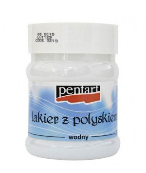 Lakier wodny połysk wodoodporny 230 ml Pentart