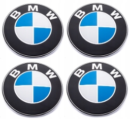 BMW 60mm EMBLEMATY NAKLEJKI NA DEKIELKI KOLPAKI