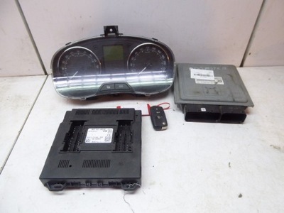 Roomster 5j lift набор стартовый бортовой компьютер 1.6 tdi фото №1