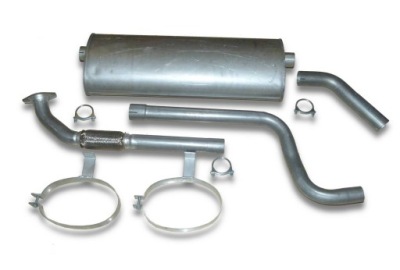 Renault mascott 2.8 130 140 гаситель трубы 70.08 хомуты фото №1