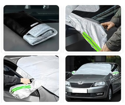 OSŁONA PRZECIWSŁONECZNA NA SZYBĘ AUTA MATA ZACIENIAJĄCA MAGNETYCZNA