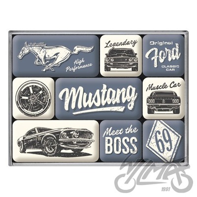 MAGNES FORD MUSTANG BOSS 9 PIEZAS 83124  