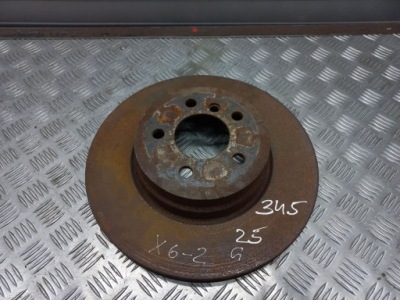 Bmw x6 e71 2009 з задній диск гальма заднього фото №1