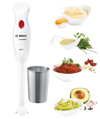 BOSCH Blender ręczny MIKSER Z KUBKIEM Clever Mixx MSM14330, 400 W